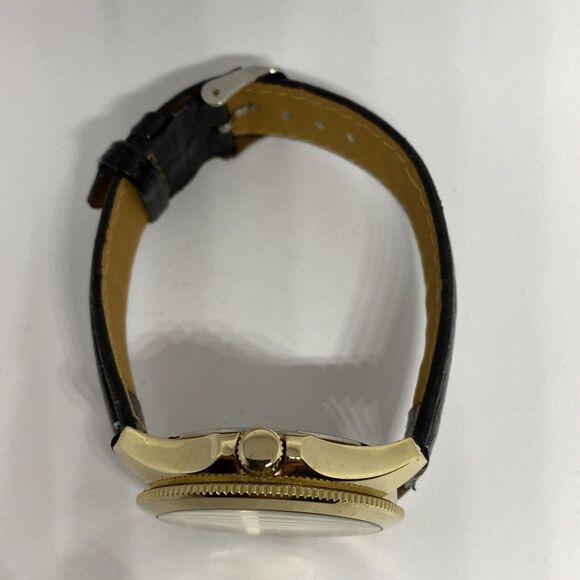 Fossil Cecile AM4510 Women's Black Leather Analog Dial Quartz Wrist Watch XR920 - Picture 8 of 12